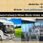 Thumb ac mini bus hire in delhi